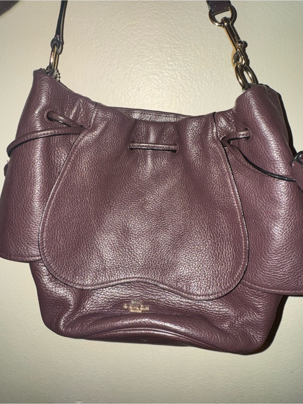 Coach petal bucket bag